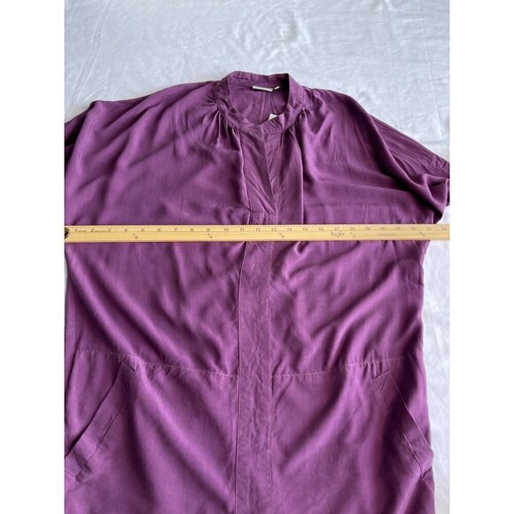 NWT The Odells Sz XS Purple Hi-Low Tunic Pocket Dress 3/4 Sleeves - Picture 5 of 9